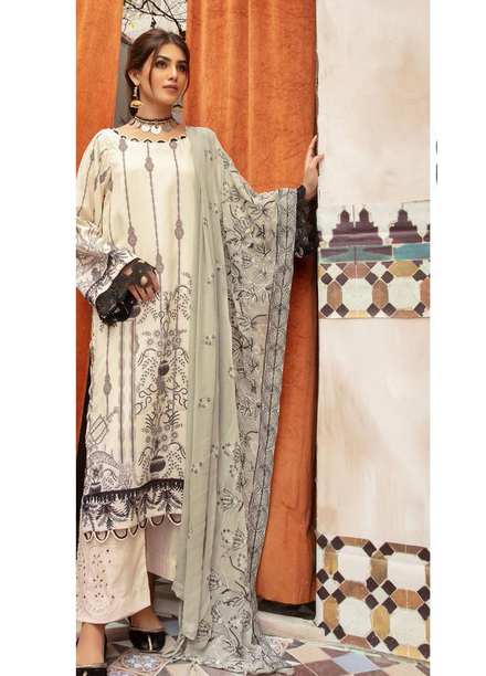 Aafreen by Riaz Arts Embroidered Viscose Suits Unstitched 3 Piece RA21V AF-44 - Winter Collection