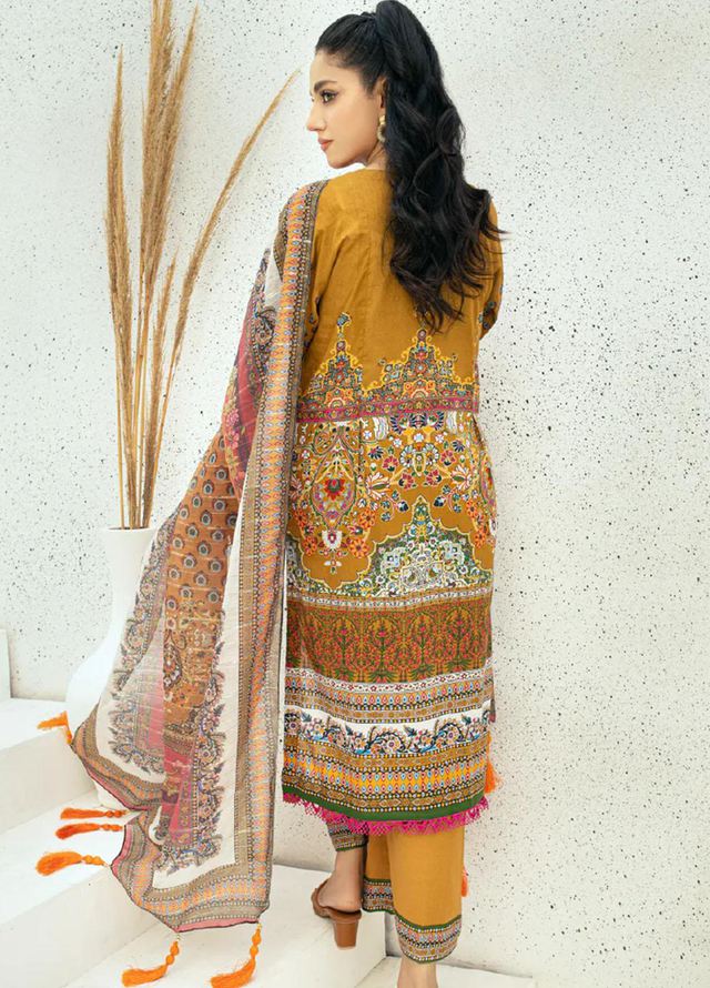 Afsaneh By AY Textile Embroidered Lawn Suits Unstitched 3 Piece AYT24A AY-013 - Spring / Summer Collection