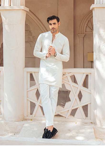 Mushq Cotton Formal Men Kurta -  MLM22-02