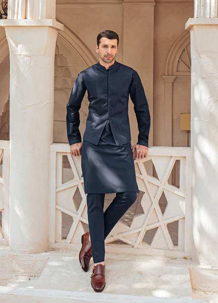 Mushq Cotton Formal Men Kurta and Pants -  MLM22-06