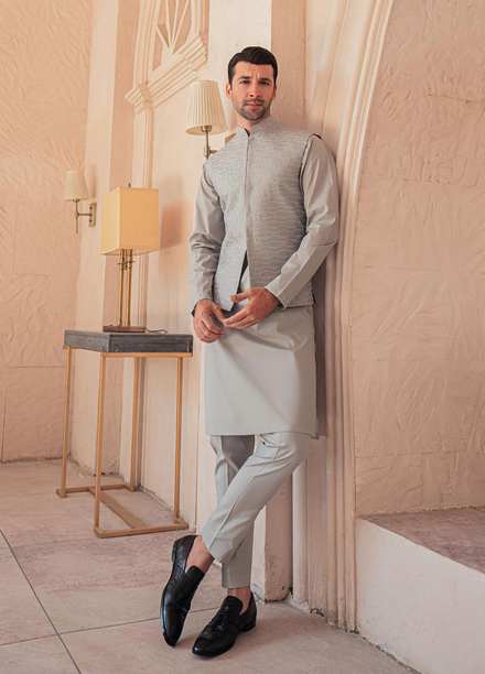 Mushq Cotton Formal Men Kurta and Pants -  MLM22-08