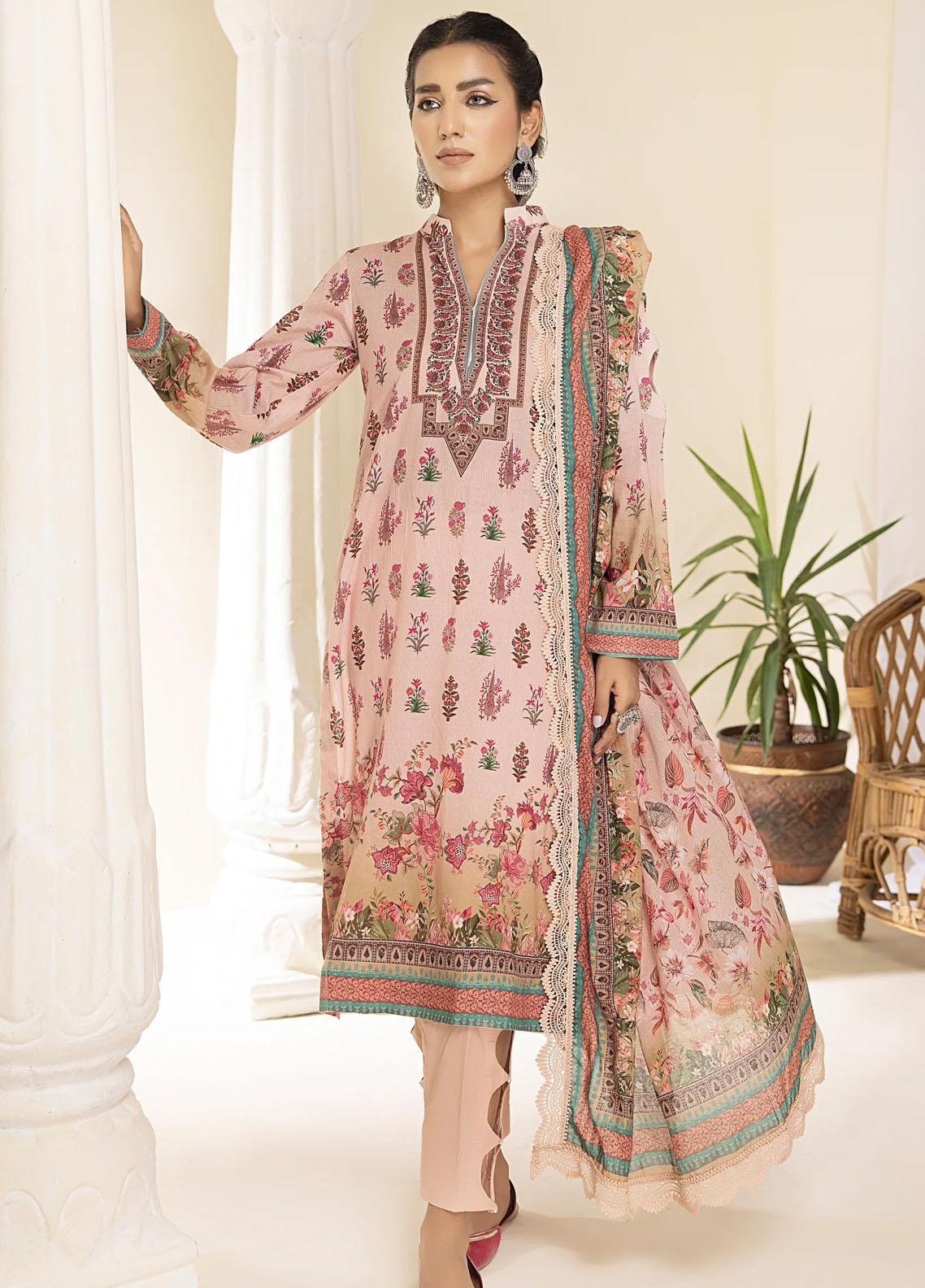Alzohaib Premium Lawn Unstitched 3 Piece Suit  - FHPCL-2-21-08 - Festive Hues