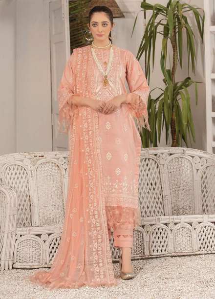 Andaz By Aalaya Embroidered Lawn Suits Unstitched 3 Piece ALY22A D6 - Summer Collection