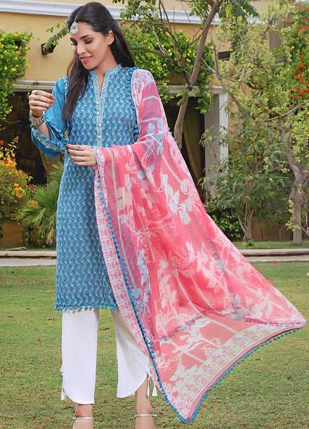 Ayman By Khas Embroidered Lawn Suits Unstitched 3 Piece KHS23A KC-1429 - Summer Collection