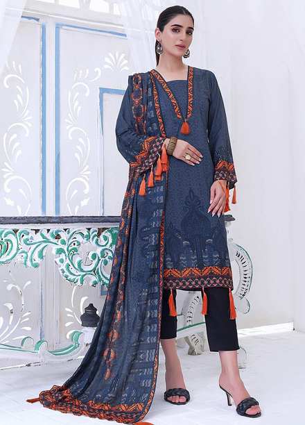 Ayman By Khas Printed Lawn Suits Unstitched 2 Piece KHS23A RKL-1504 - Summer Collection