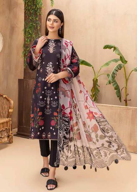 C-Prints By Charizma Printed Lawn Suits Unstitched 3 Piece CRZ22-CP6 CP-57 - Summer Collection