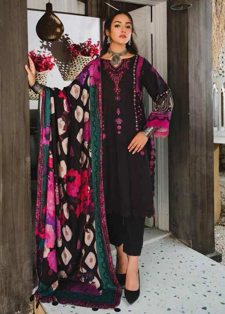 Charizma Printed Khaddar Suits Unstitched 3 Piece CRZ21CS CPW-22 - Winter Collection