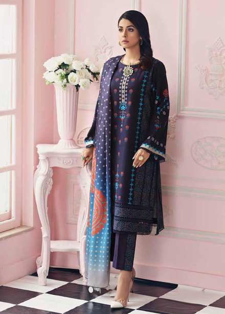 Charizma Printed Khaddar Suits Unstitched 3 Piece CRZ21CS CPW-24 - Winter Collection