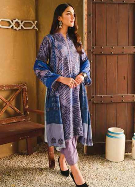 Charizma Printed Khaddar Suits Unstitched 3 Piece CRZ21CS CPW-30 - Winter Collection