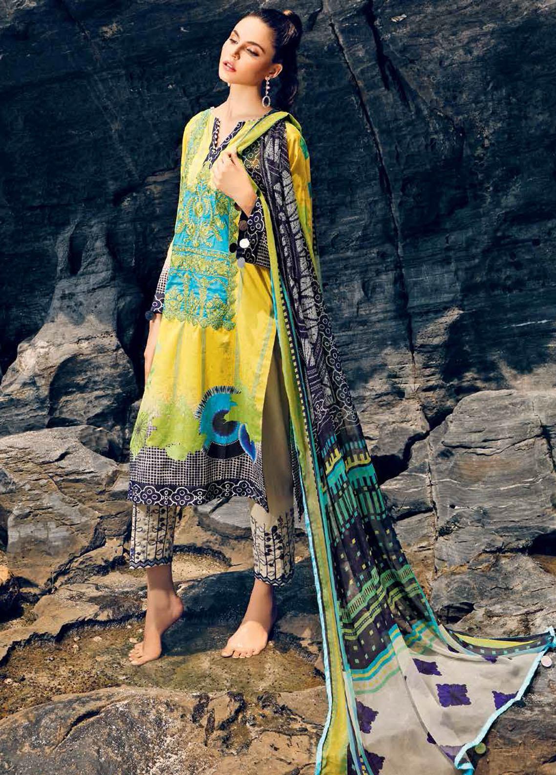 Beyond Casuals By Charizma Embroidered Lawn Unstitched 3 Piece Suit