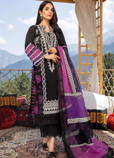 Charizma Embroidered Lawn Suits Unstitched 3 Piece CRZ21SM ED-19 - Festive Collection