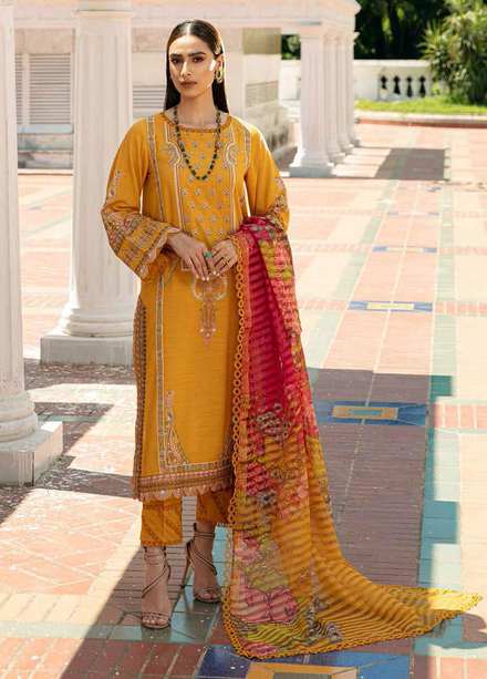 Charizma Embroidered Karandi Suits Unstitched 3 Piece CRZ22K CKW 01 - Winter Collection