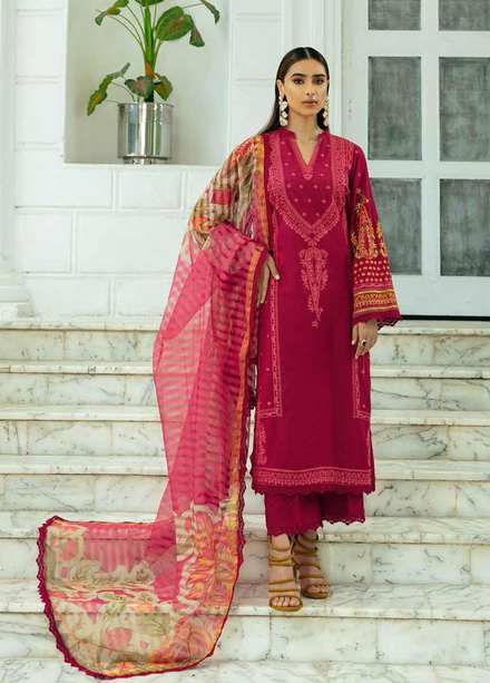 Charizma Embroidered Karandi Suits Unstitched 3 Piece CRZ22K CKW 02 - Winter Collection