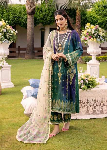 Naranji By Charizma Embroidered Viscose Suits Unstitched 3 Piece CRZ22NW CNW 02 - Winter Collection