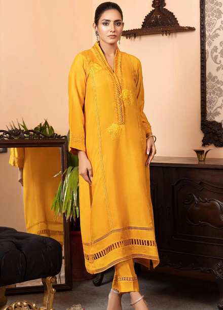 Cozy Apparels Casual Pret  Cotton Net 2 Piece Suit CA22LF FESTIVE FUSION