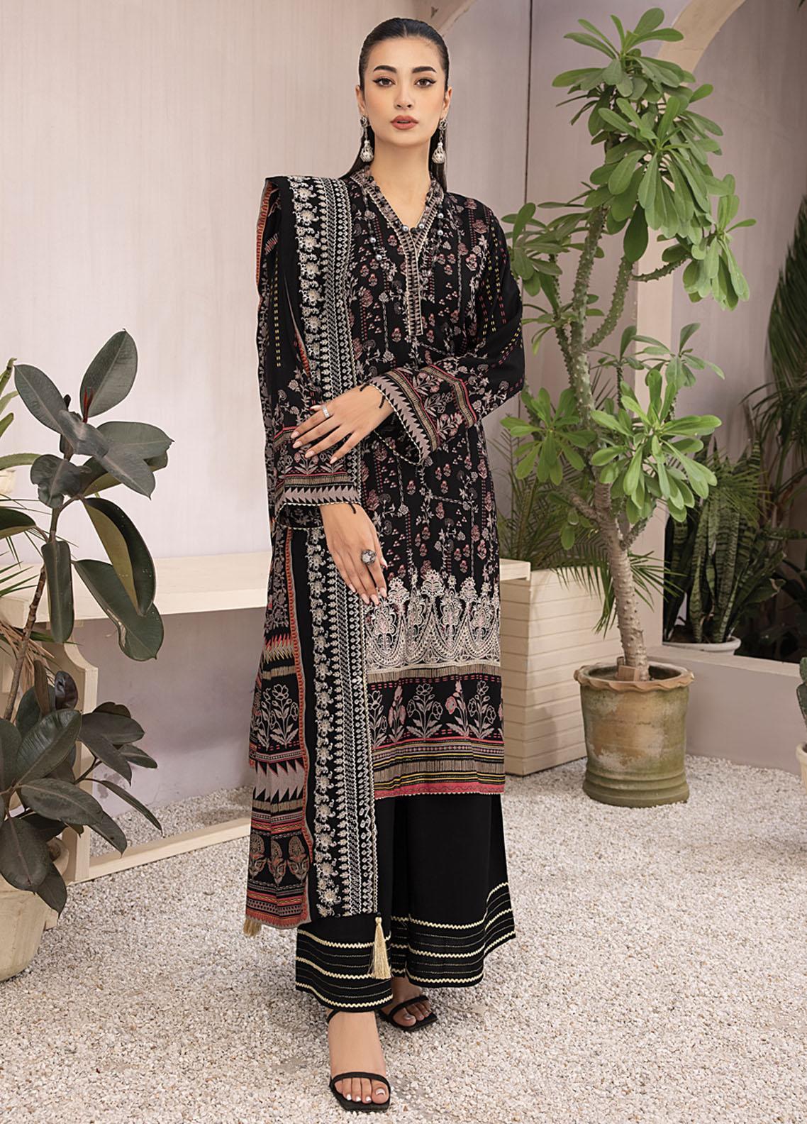 Lakhany Pret Embroidered Organza 3 Piece Suit LSM23RW LG-SK-0022
