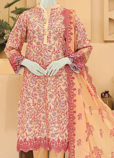 Dastaan by Humdum Embroidered Lawn Suits Unstitched 3 Piece HD22DL D3 - Summer Collection