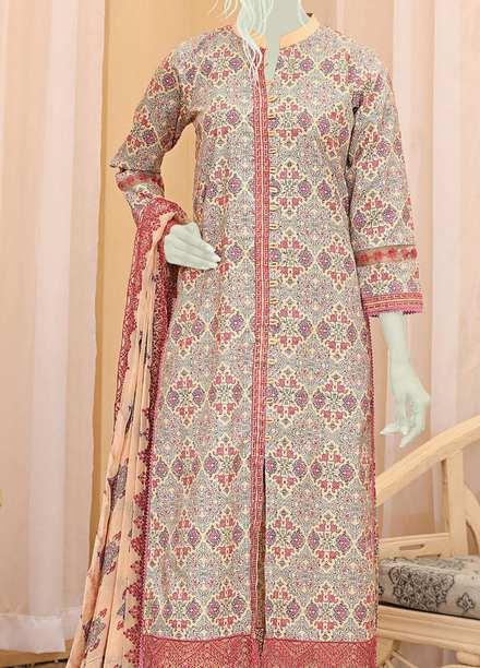 Dastaan by Humdum Embroidered Lawn Suits Unstitched 3 Piece HD22DL D5 - Summer Collection