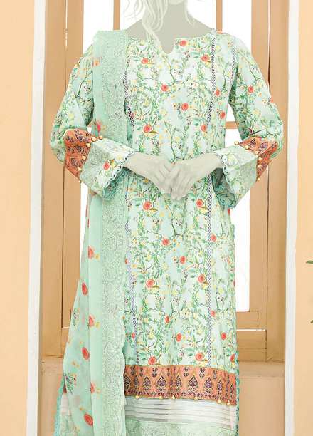 Dastaan by Humdum Embroidered Lawn Suits Unstitched 3 Piece HD22DL D8 - Summer Collection