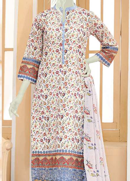 Dastaan by Humdum Embroidered Lawn Suits Unstitched 3 Piece HD22DL D9 - Summer Collection