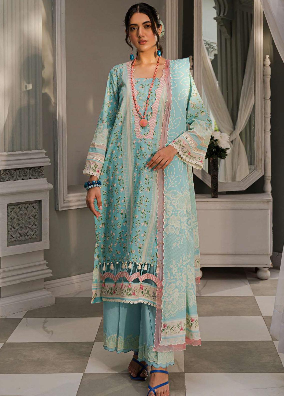 Elaf Embroidered Slub Khaddar Suits Unstitched 3 Piece EL21LW EWC-03A Marigold - Winter Collection