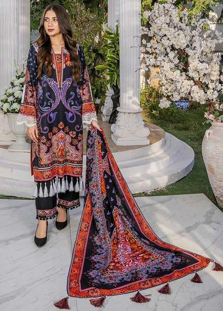 Eshaal Adina By AY Textile Printed Khaddar Suits Unstitched 3 Piece AYT22K 11 - Winter Collection