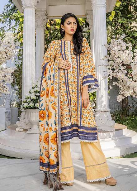 Eshaal Adina By AY Textile Printed Khaddar Suits Unstitched 3 Piece AYT22K 03 - Winter Collection