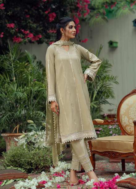 Fascino Embroidered Cotton Suits Unstitched 2 Piece FN22ENT BUGUTTE  - Summer Collection