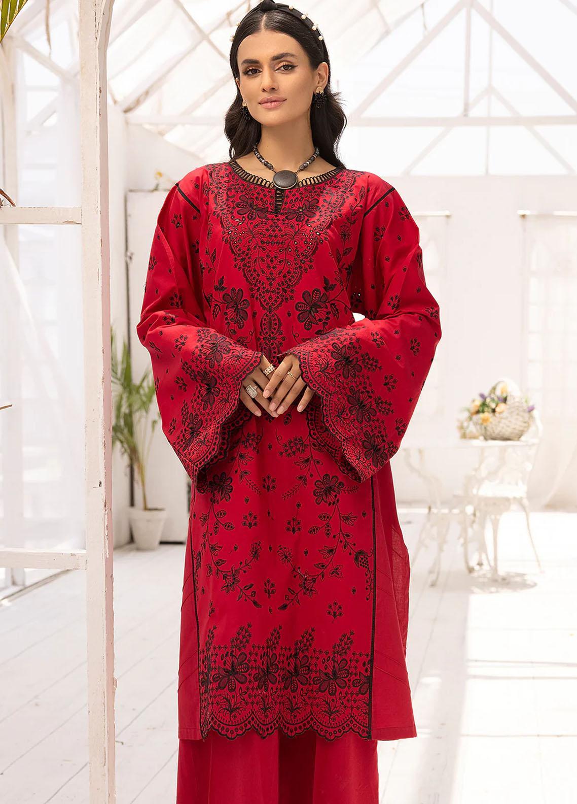 Solace by Meerak RTW Embroidered Lawn 3 Piece Suit DL-06 - Casual Collection