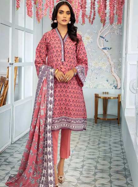 Florence By Gul Ahmed Printed Lawn Suits Unstitched 3 Piece GA22F CL-22224 B - Summer Collection