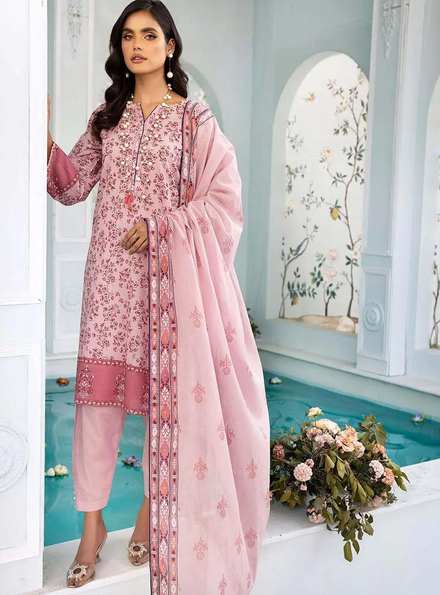 Florence By Gul Ahmed Printed Lawn Suits Unstitched 3 Piece GA22F CL-22225 A - Summer Collection