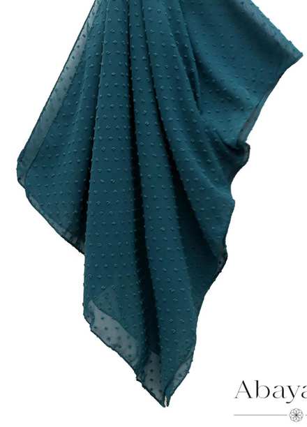 Abaya pk    Hijab ABA22HJ Georgette Mera - Teal - Women Hijabs