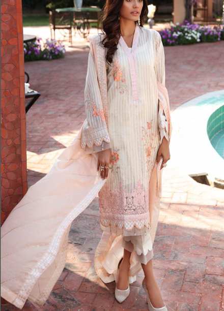 Festive Issue By Gul Ahmed Embroidered Lawn Suits Unstitched 3 Piece GA21EA 12232 - Festive Collection