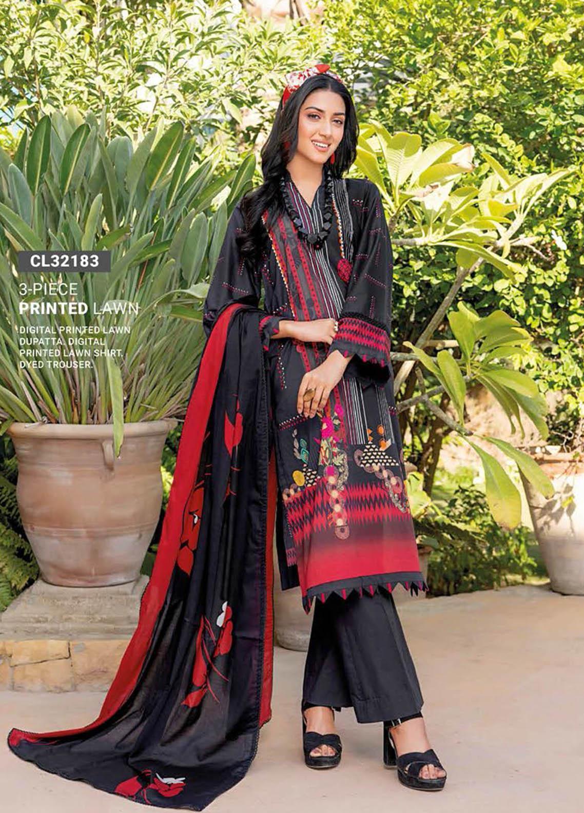 GULL AHMED LAWN PRINTED 3 PIECE ARTICLE OEWG927