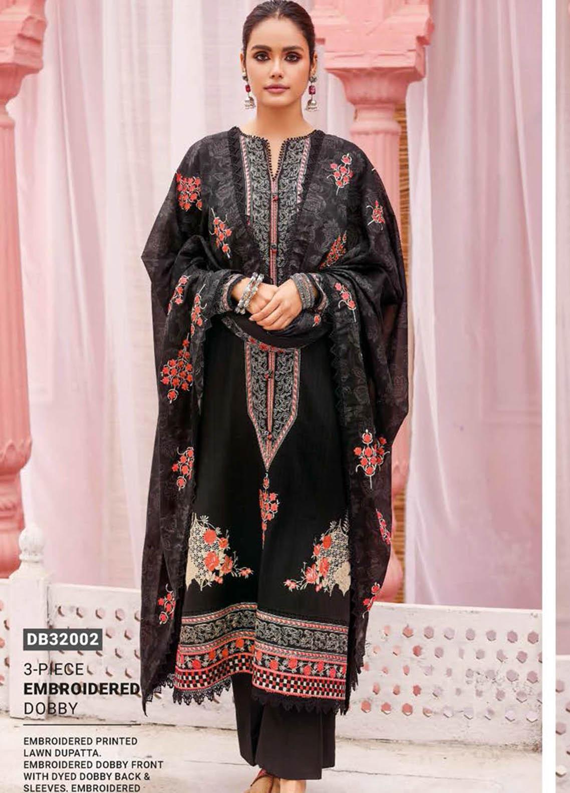 Gul Ahmed Embroidered Lawn Suits Unstitched 3 Piece GA25PL PM-52024 - Summer Collection