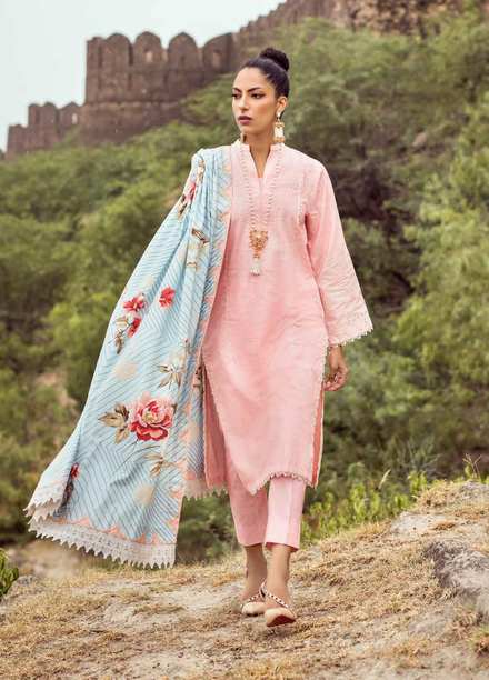 Gul Ahmed Embroidered Khaddar Suits Unstitched 3 Piece GA21WK K-12011 - Winter Collection