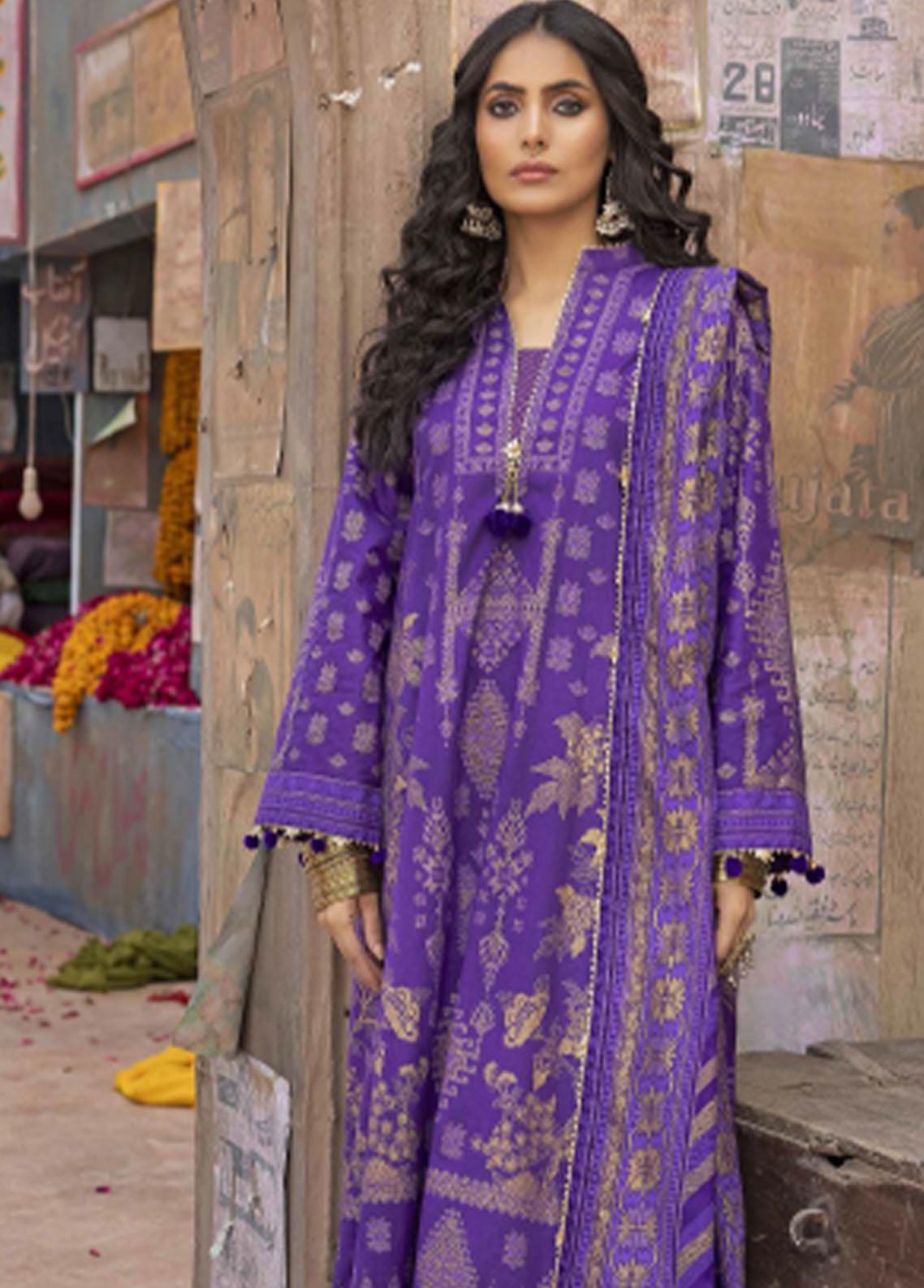 Gul Ahmed Printed Lawn Suits Unstitched 3 Piece GA23F CL32536A