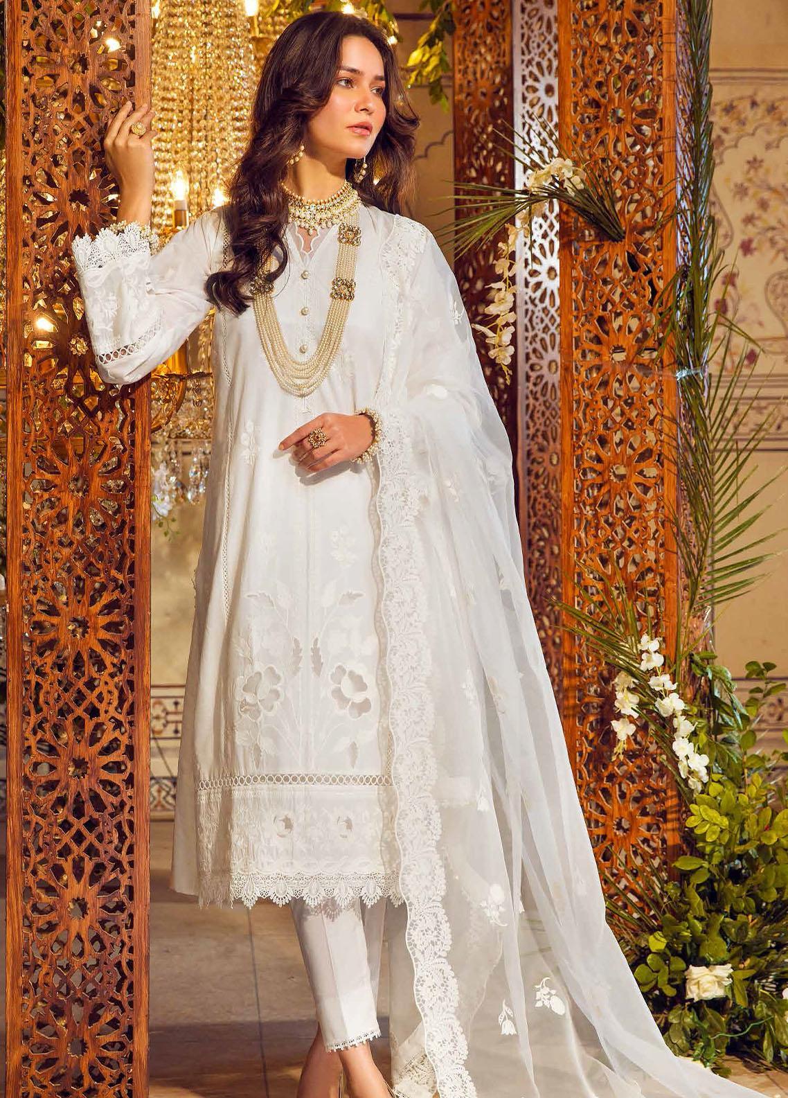Gul Ahmed Embroidered Raw Silk Suits Unstitched 3 Piece GA23WL RW-32001 - Winter Collection main image 1