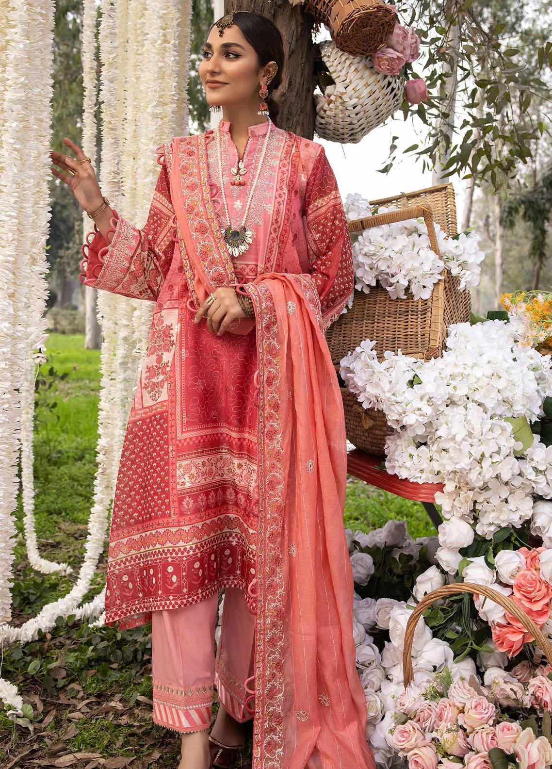 Gul Ahmed Embroidered Pashmina Suits Unstitched 3 Piece GA23WB AP 32092 - Winter Collection