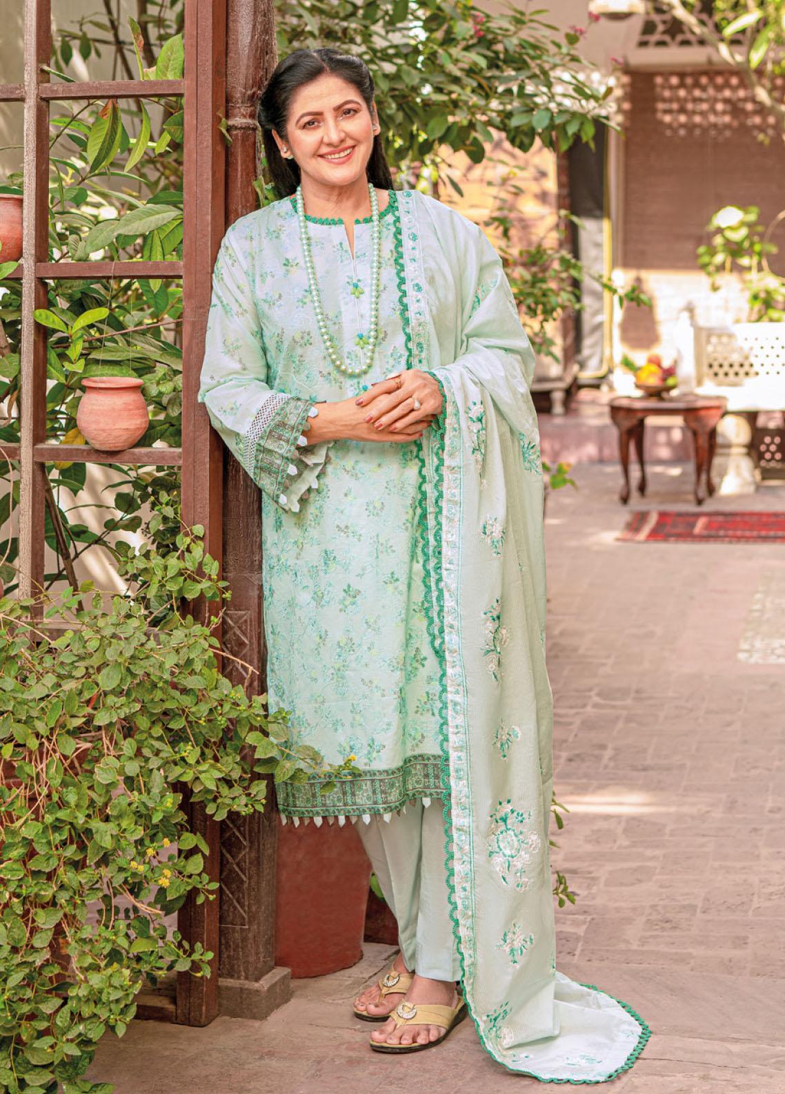Gul Ahmed Embroidered Acrylic Suits Unstitched 3 Piece GA24WU AP-42033 - Winter Collection main image 1