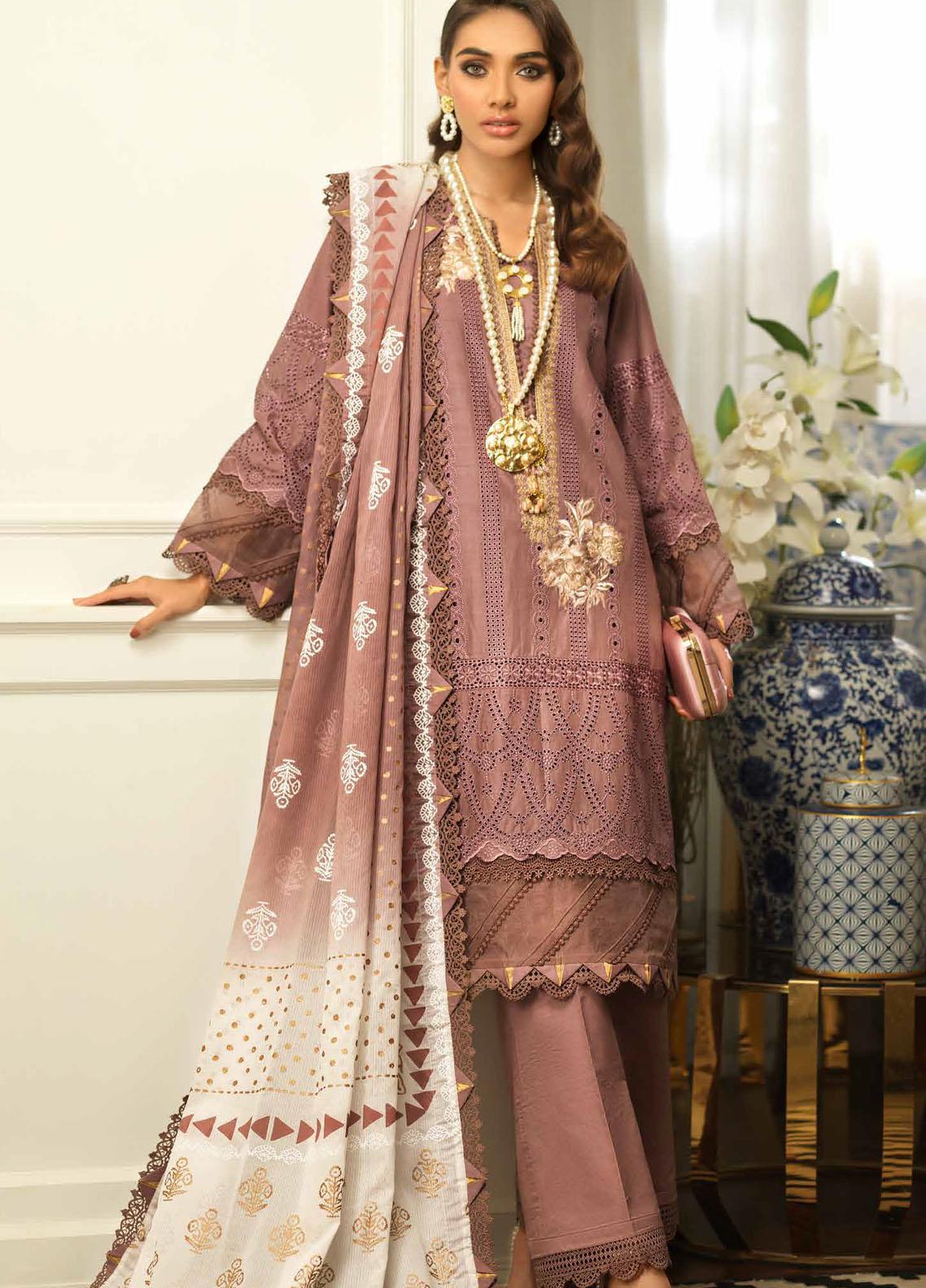 Gul Ahmed Embroidered  Suits Unstitched 3 Piece GA22CM MJ-22067 - Festive Collection