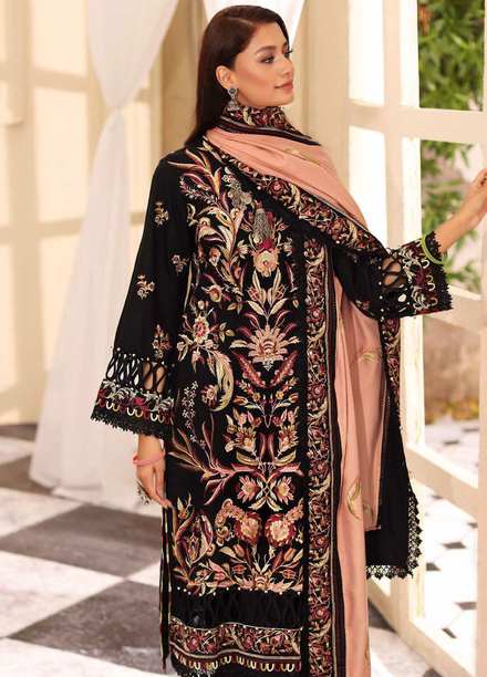 Gul Ahmed Embroidered  Suits Unstitched 3 Piece GA22WL AP-22003 - Winter Collection