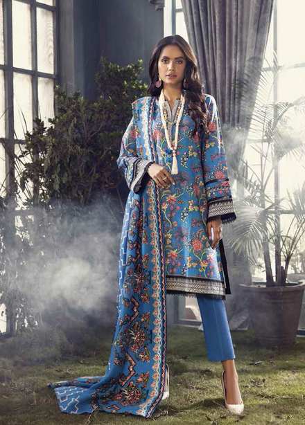 Pure Joy of Winter By Gul Ahmed Printed Khaddar Suits Unstitched 3 Piece GA22PJ AP-12076 - Winter Collection