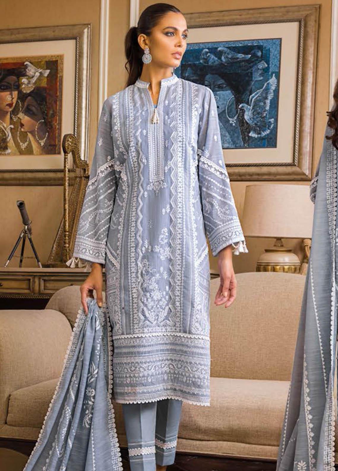Gul Ahmed Embroidered Jacquard Suits Unstitched 3 Piece GA23WL AP-32009 - Winter Collection main image 1
