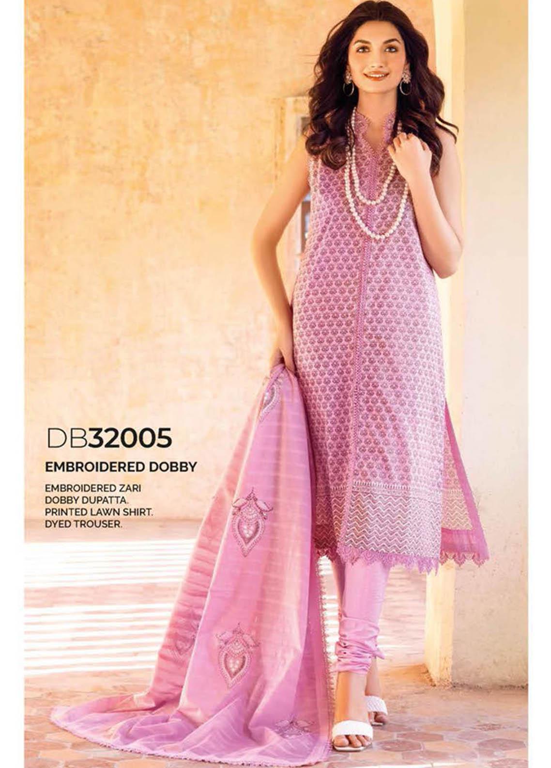 Gul Ahmed Embroidered Lawn Suits Unstitched 3 Piece GA23PS PM-32017 - Summer Collection