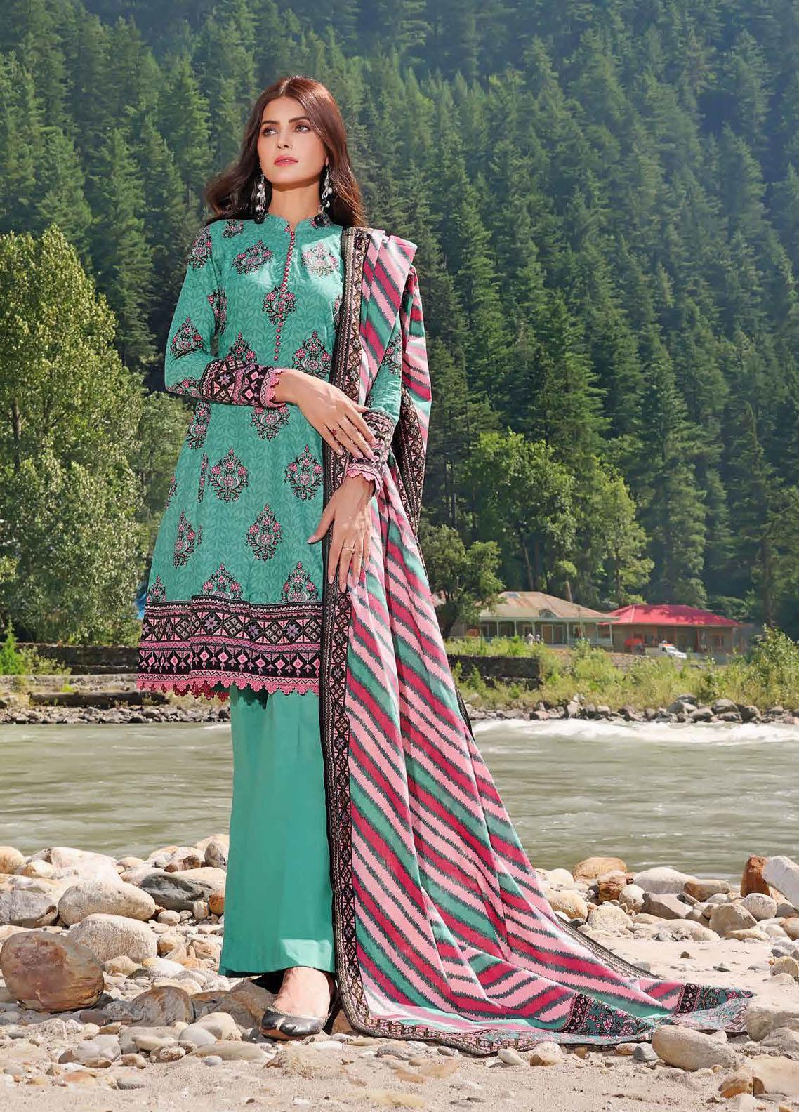 Zar Bano by Gul Ahmed Unstitched Printed Jacquard 3 Piece Suit GA26UZB MJ-52011 - Summer Collection