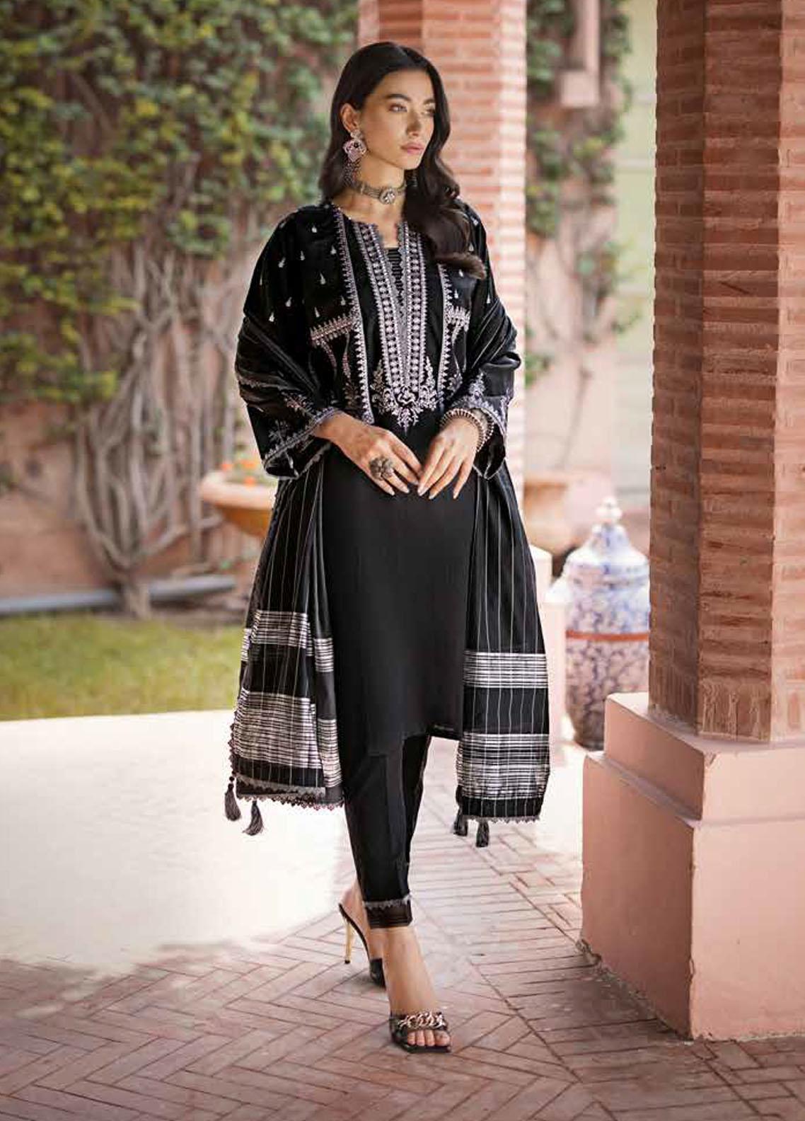 Glamour By Gul Ahmed Fancy Pashmina Suits Unstitched 3 Piece GA23WG AP-32081 - Winter Collection main image 0