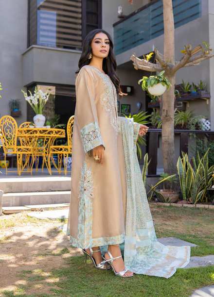 Hue Luxury Pret  Silk 3 Piece Dress HUE23ME LIANA