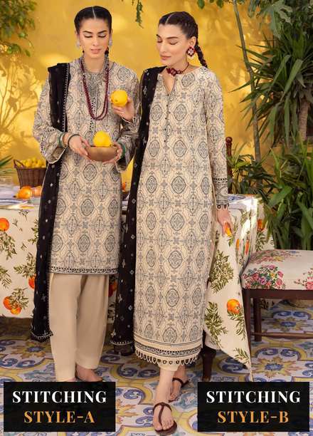 Ilara By Iznik Embroidered Lawn Suits Unstitched 3 Piece IZ23I IL-02 Gaia - Spring / Summer Collection