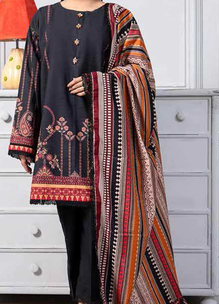 Ittehad Textiles Printed Khaddar Suits Unstitched 3 Piece ITD21K DGK-ALIDA - Winter Collection